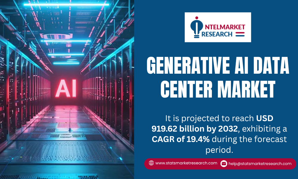 Global Generative AI Data Center Market to Reach USD 19.62 Billion by ...