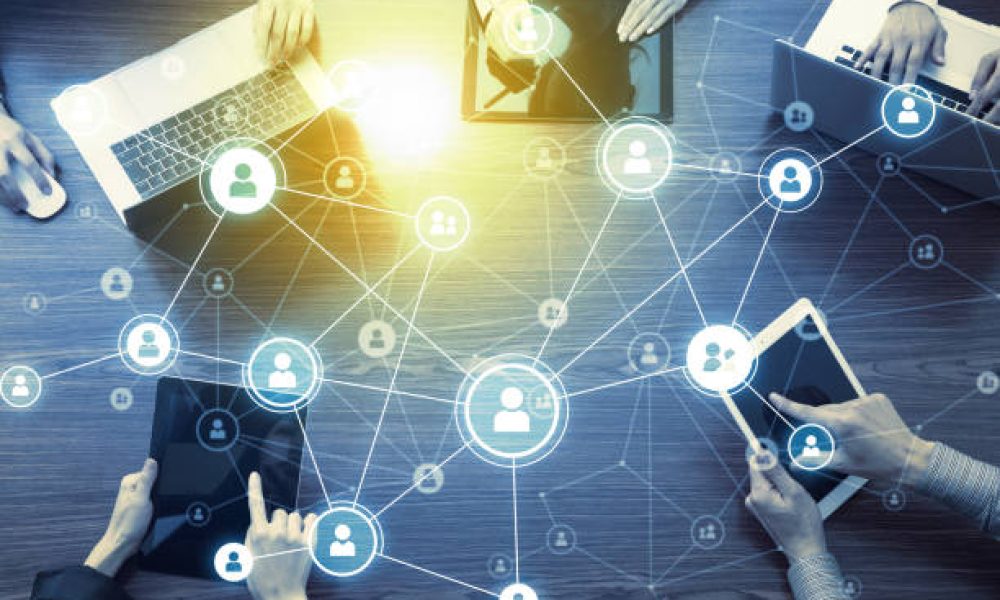 Social networking concept.