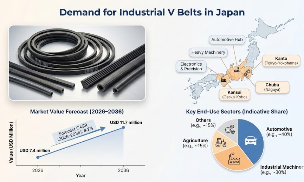 Japan Industrial V Belts Market