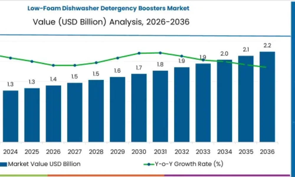 Low-Foam Dishwasher Detergency Boosters Market