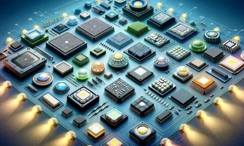 CAGR chart of Mini LED chips market by end-user industry