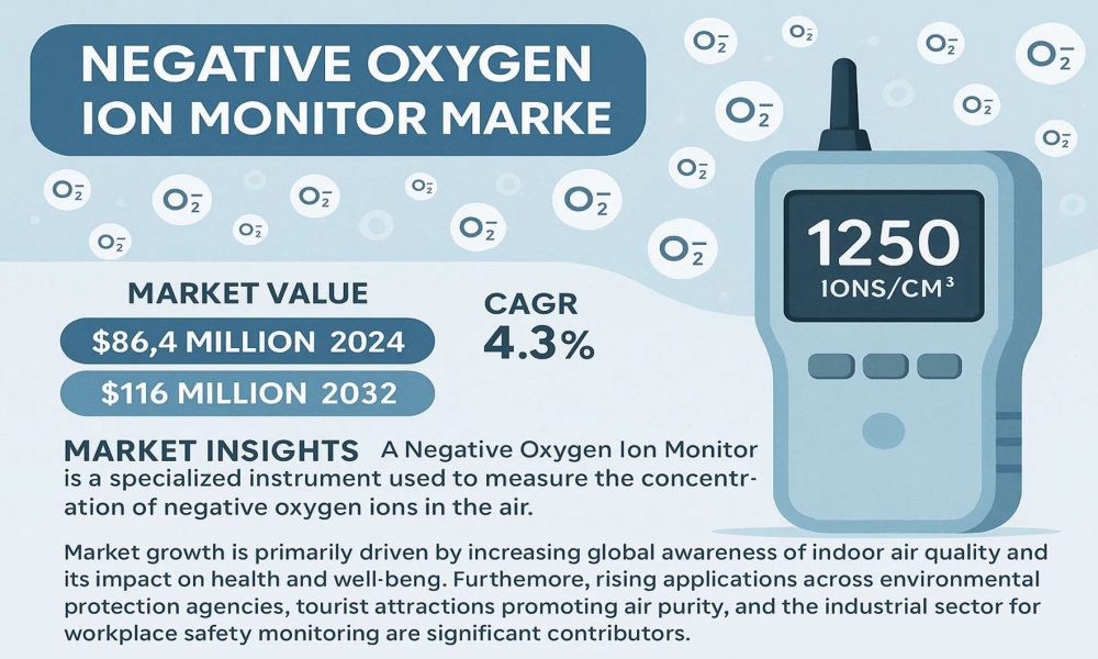 Negative Oxygen Ion Monitor