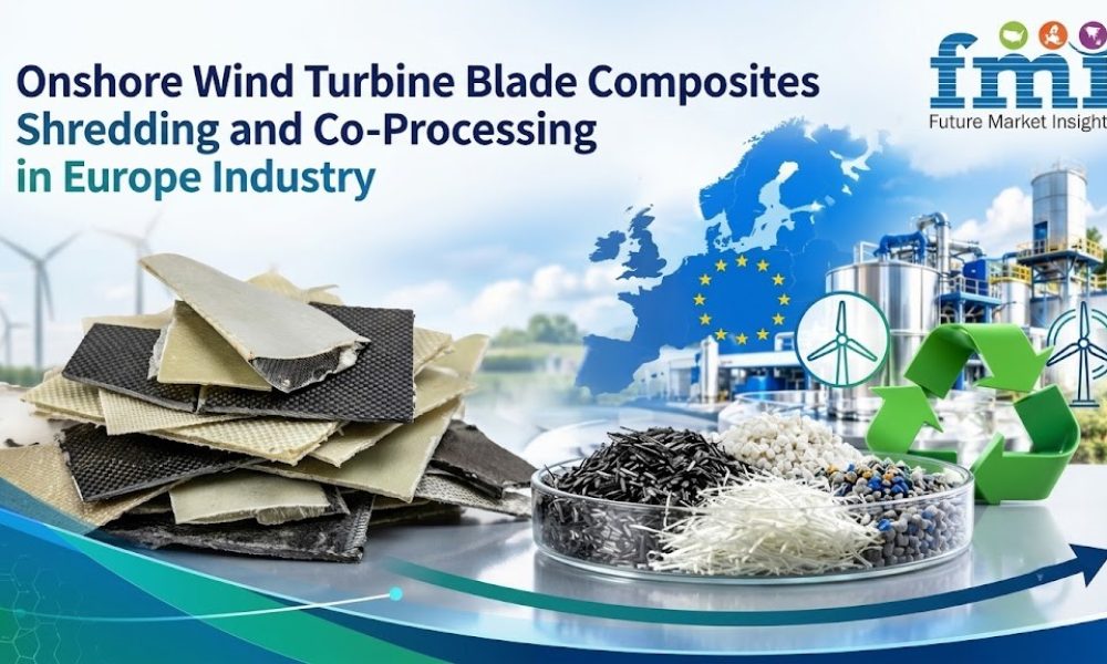 Onshore Wind Turbine Blade Composites Shredding and Co-Processing in Europe Industry