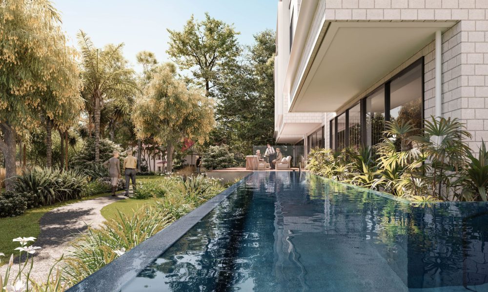 Orewa Sands luxury retirement village in Auckland New Zealand.