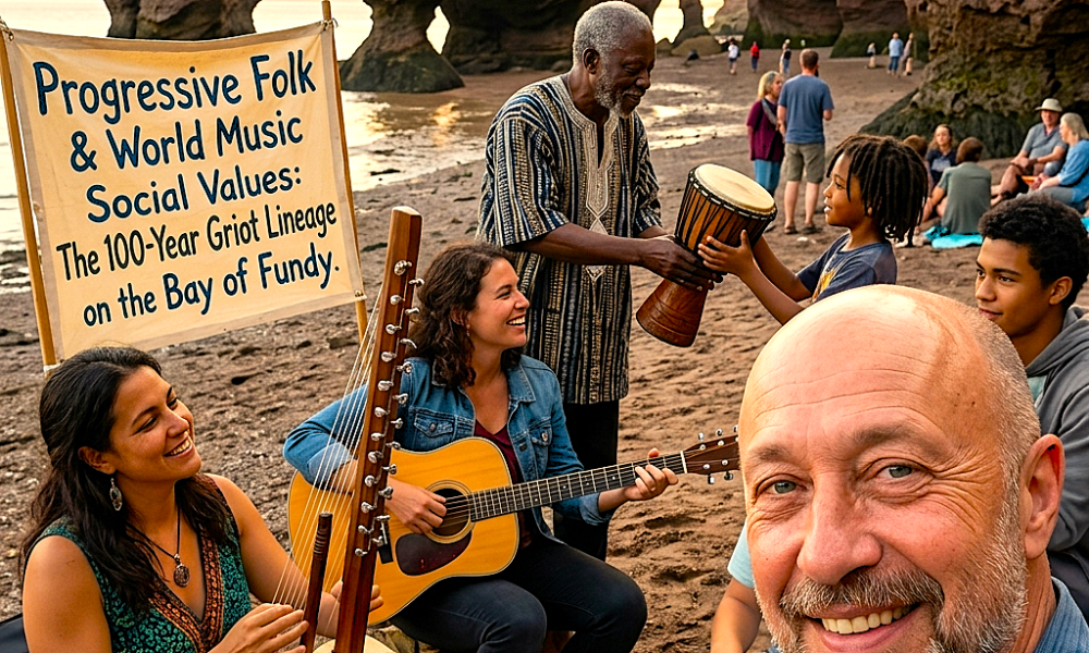 Progressive Folk and World Music Social Values The 100-Year Griot Lineage Arriving on the Bay of Fundy Coast