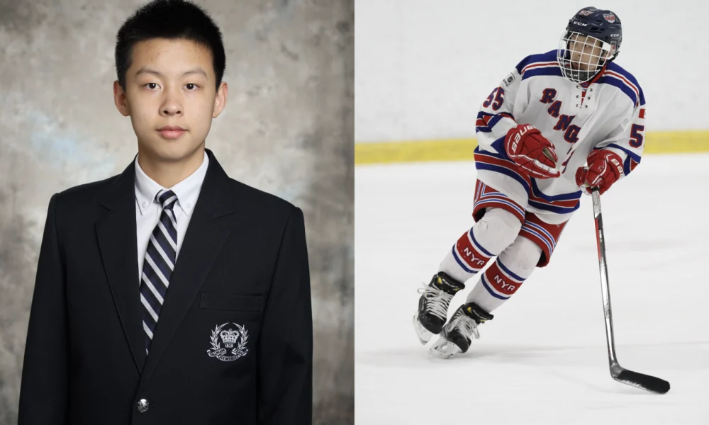 （Qiushi Han – The developer of Shotguard & Junior hockey player, OJHL）