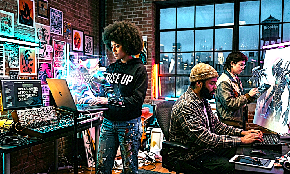 SYSTEMS CRASH Self Representing Artists Rise Up With Mind-Blowing AI Tools That Defy the Old Order