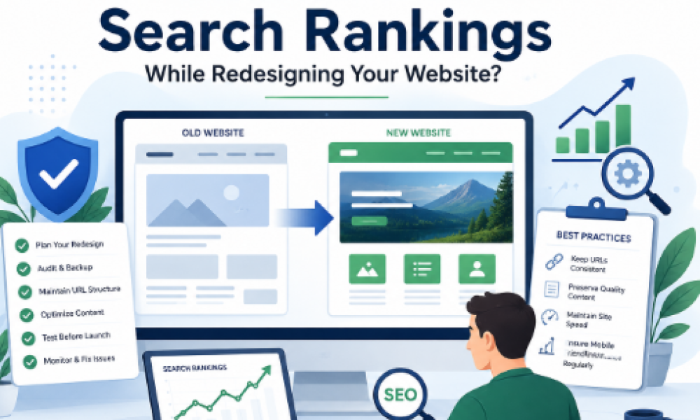 How to Preserve Search Rankings While Redesigning Your Website?