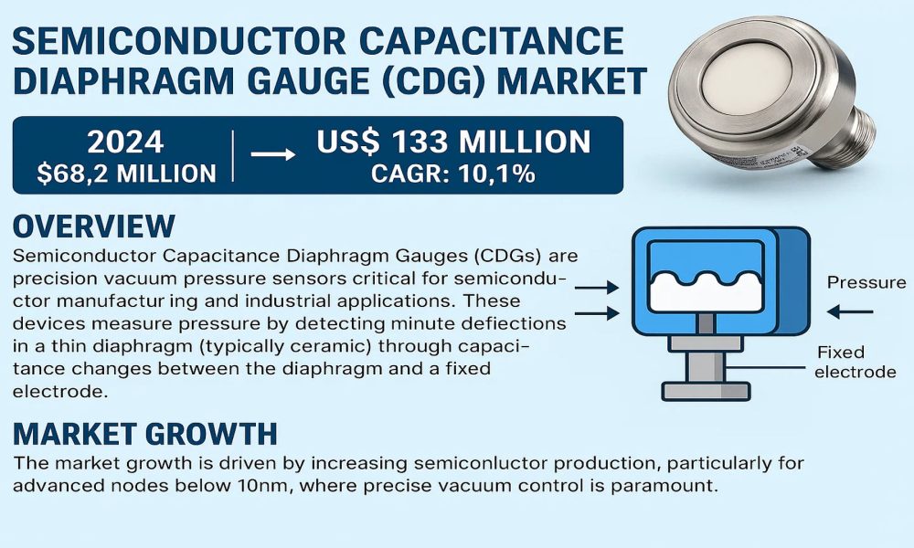 Semiconductor Capacitance Diaphragm Gauge (CDG) Market