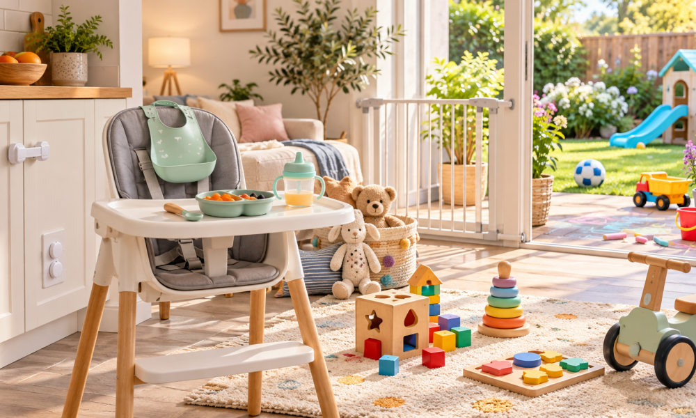 Sunny Toddler Playroom and Garden Retreat