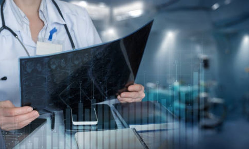 The concept of research and diagnosis based on X-ray images.