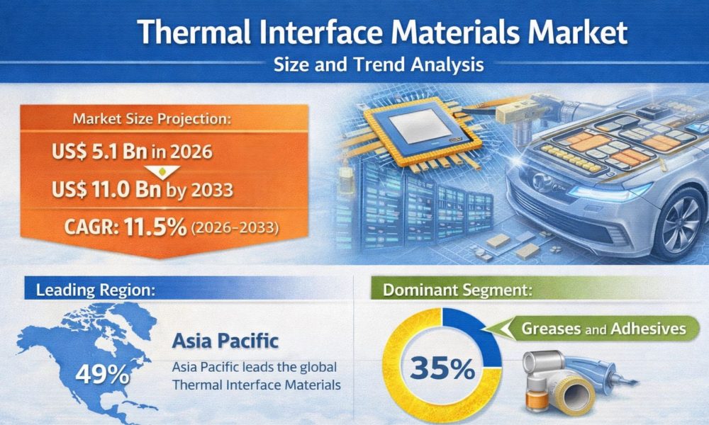 Thermal Interface Materials Market Set to Hit US$ 11.0 Bn by 2033 ...
