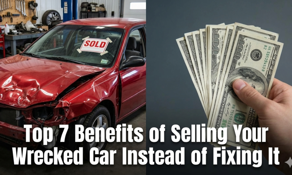 Top 7 Benefits of Selling Your Wrecked Car Instead of Fixing It