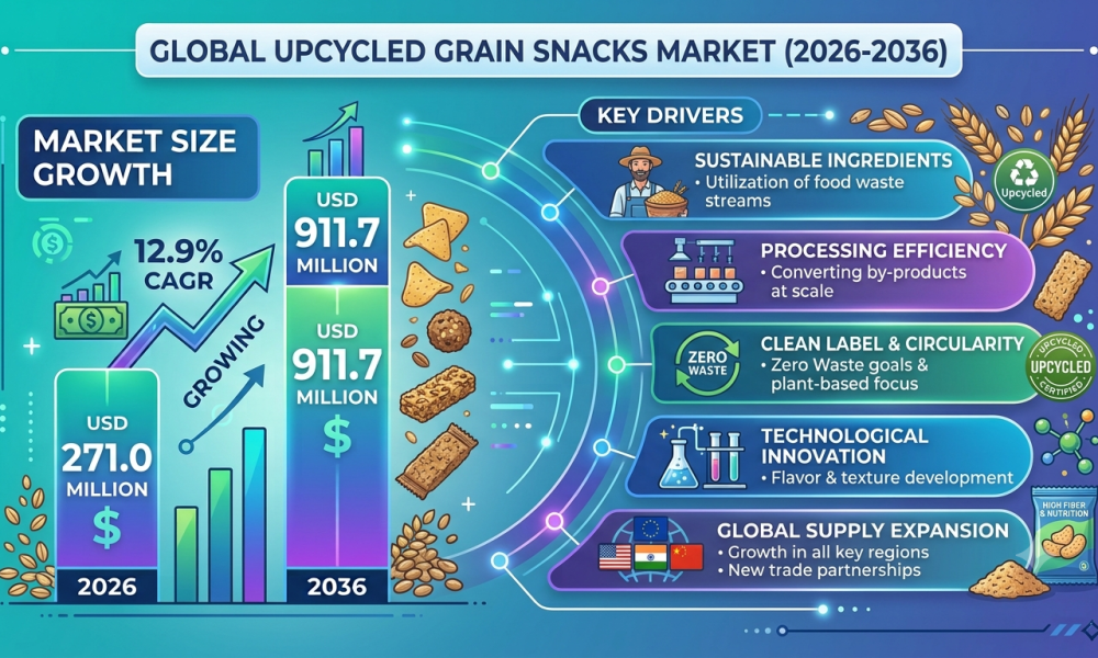 Upcycled Grain Snacks Market