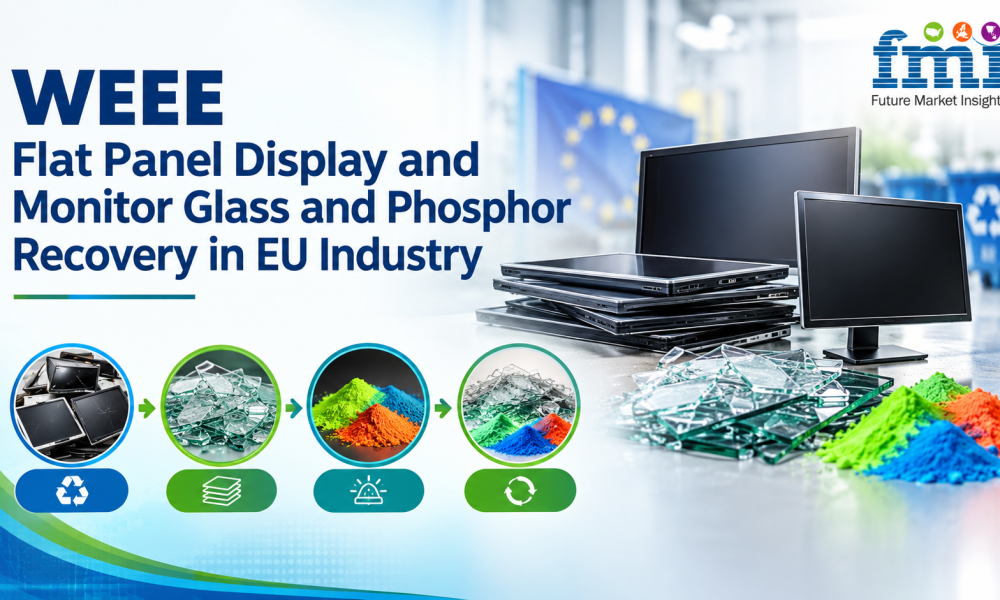 WEEE Flat Panel Display and Monitor Glass and Phosphor Recovery in EU Industry