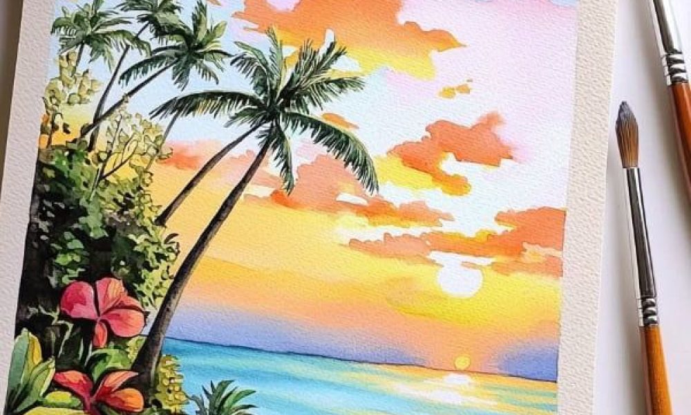 Water colour art Market