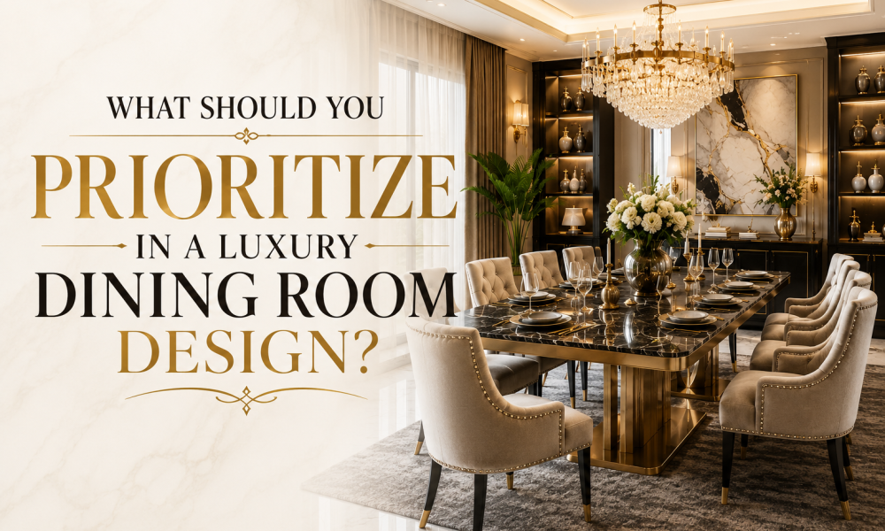 What Should You Prioritize in a Luxury Dining Room Design