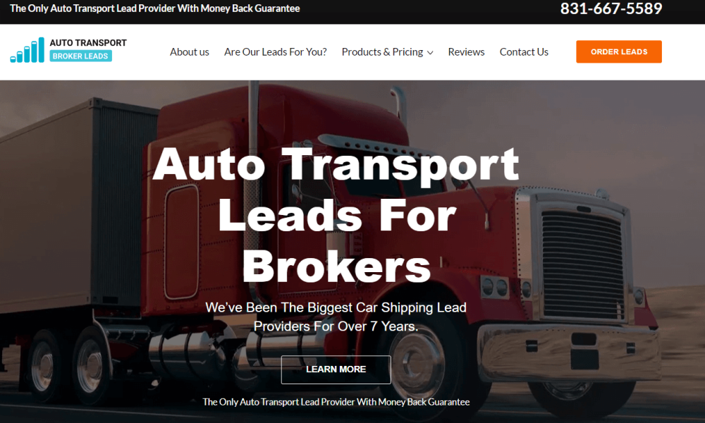 Copyright Auto Transport Broker Leads