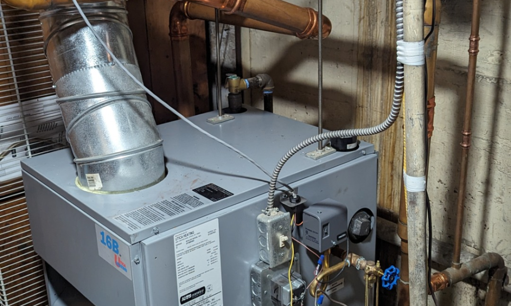 residential home furnace heating system representing heating services Richmond VA homeowners rely on during cold months