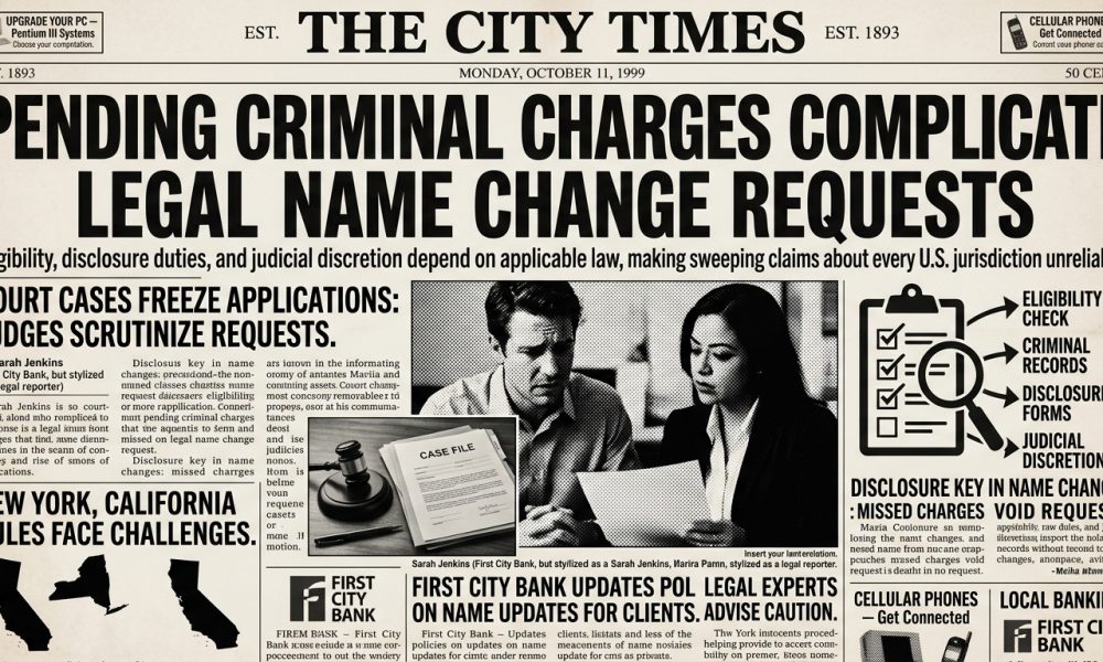 Legal name change