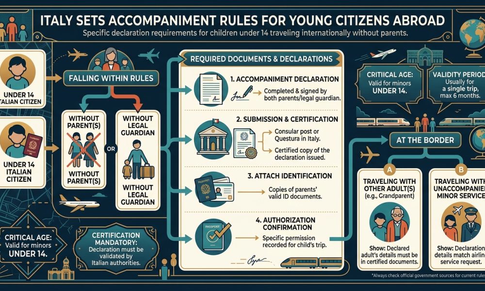Italian minors passport