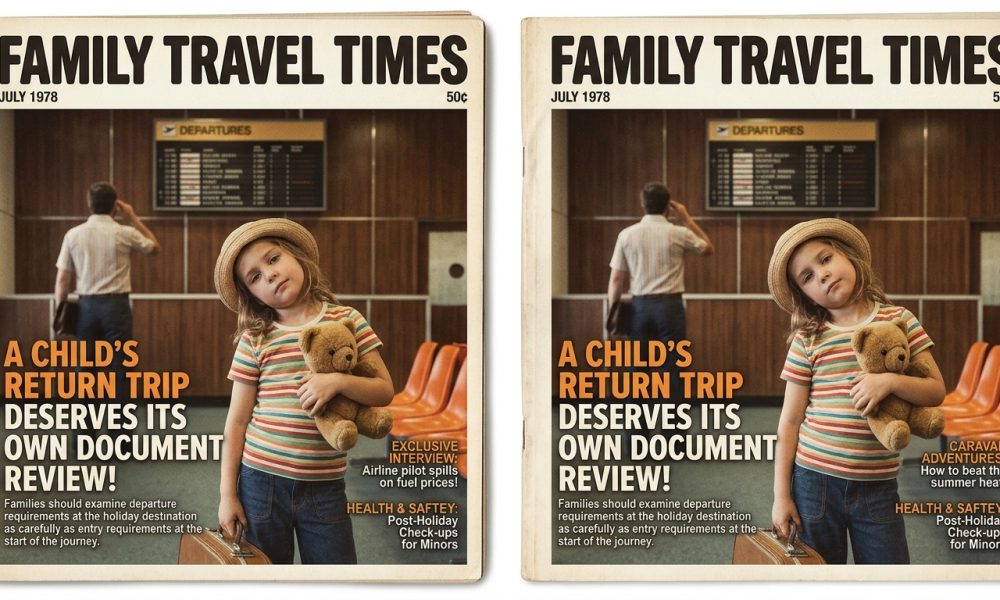 Childs travel documents