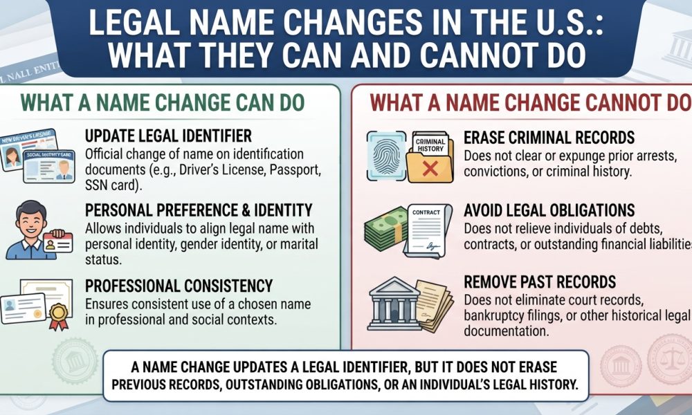 Legal name change