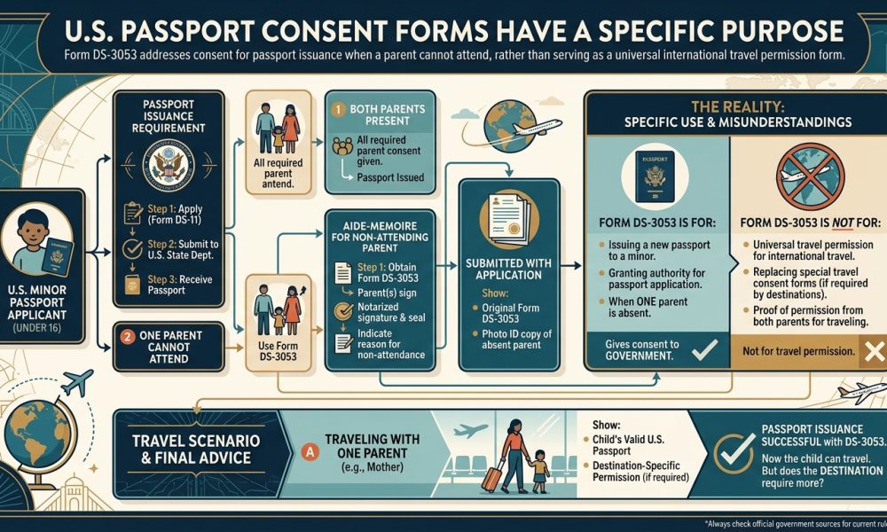 US. minors passport