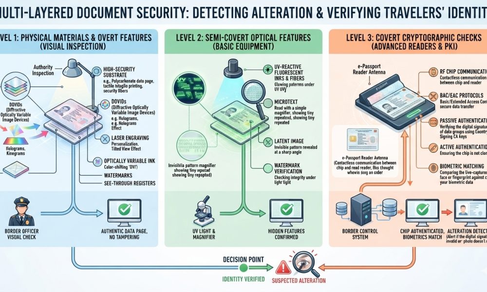 Passport security NFC