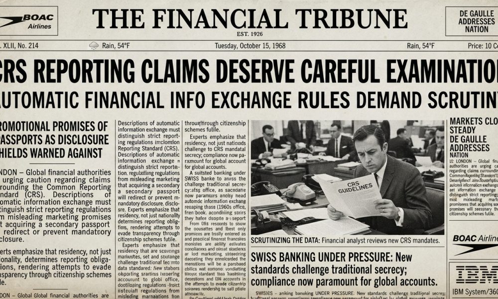 CRS reporting